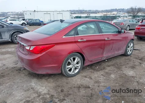 2013 Hyundai Sonata Limited z USA, uszkodzony, nr VIN 5NPEC4AC8DH711502